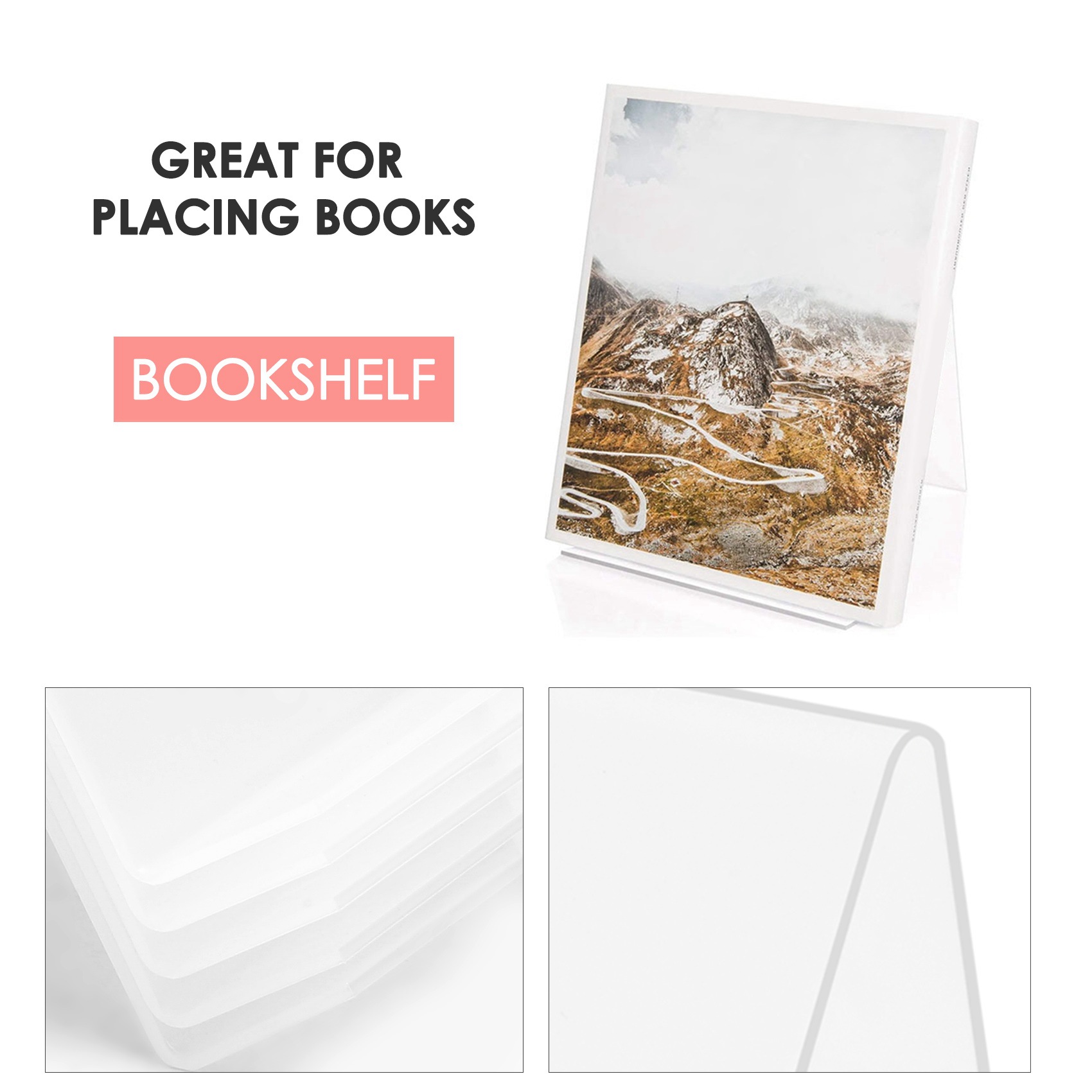 Akrylowy stojak na książki COF – Clear Acrylic Book Stand Holder recenzja i cena