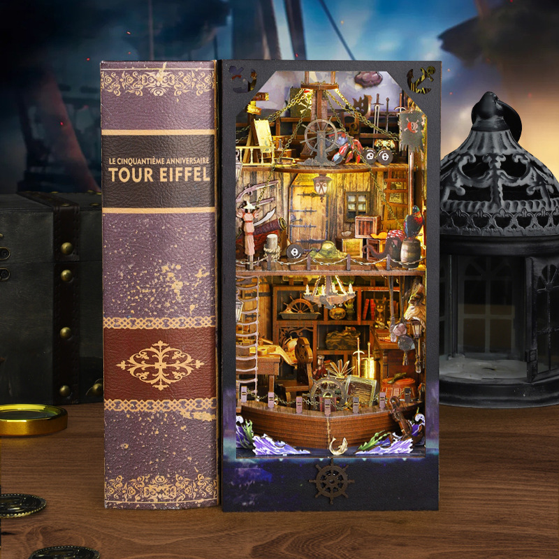 2014 DIY książka kącik domek d – Diy Wooden Book Nook Kit Shelf Insert recenzja i cena