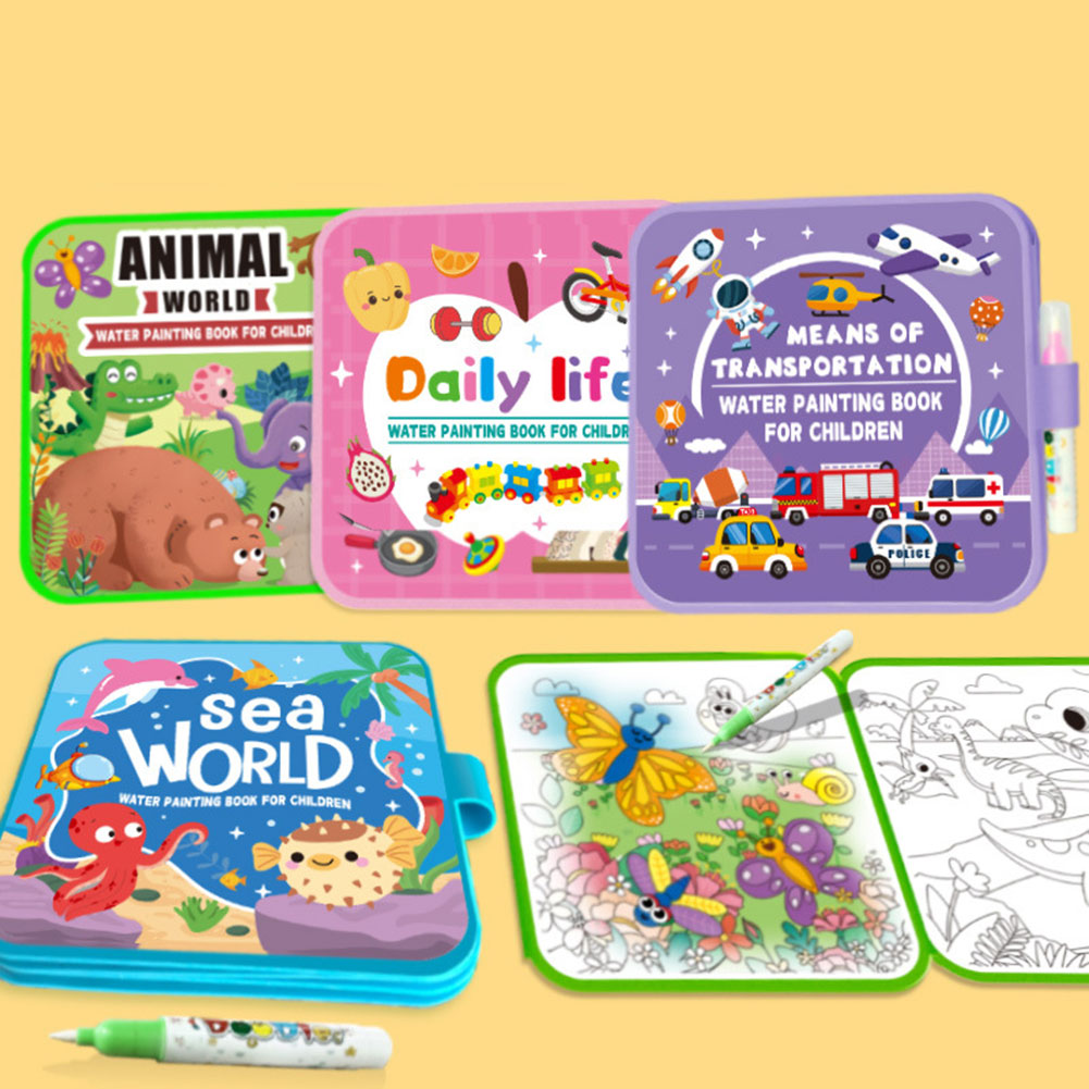 Kolorowanki wodne dla dzieci M – Reusable Water Magic Coloring Book recenzja i cena