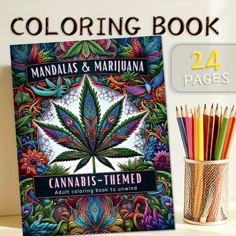 24-stronicowa książka do kolor – Adult Coloring Book Stress Relief recenzja i cena